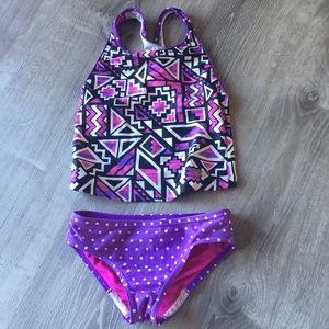 kids two piece shirt swimsuit !!